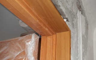 Устанавливаем дверную коробку для межкомнатной двери