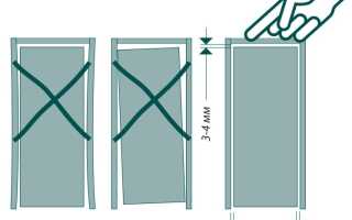 Какой нужен зазор между дверью, полом и коробкой