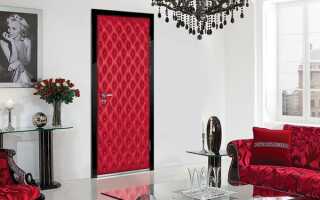 Обшиваем дверь дермантином