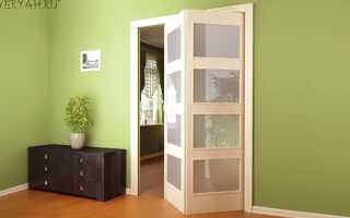 Особенности межкомнатных дверей типа «книжка», инструкции по изготовлению и установке своими руками