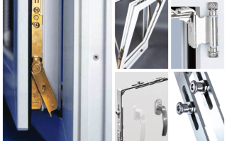 Разновидности фурнитуры для пластиковых дверей, как правильно подобрать механизмы для балкона