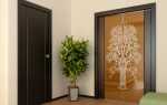 Межкомнатные двери из ценных пород цвета венге, удачные сочетания с интерьером