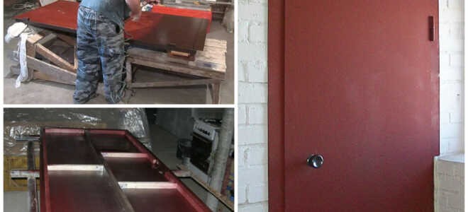 Разновидности красок для металлических полотен, как их наносить на дверь своими руками