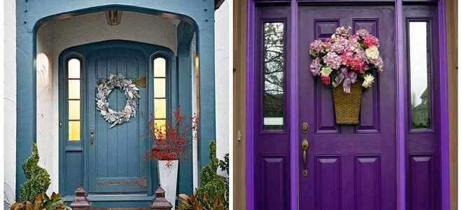 Как облагородить входную и межкомнатную дверь, материалы и способы внешней и внутренней отделки