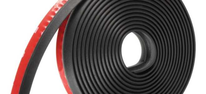 Для чего нужен уплотнитель, разновидности материала для входных дверей из металла и дерева, монтаж