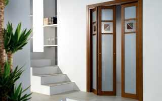 Технология установки двери гармошка