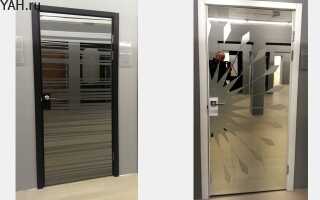 Разновидности и преимущества дверей с зеркалом, особенности монтажа таких металлических входных групп