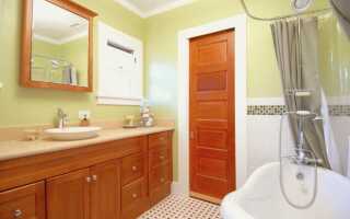 Достоинства стандартных и уникальных размеров дверей в санузел, как рассчитать параметры полотна в ванну