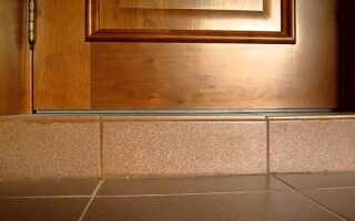 Как правильно сделать порог у входной и межкомнатной двери