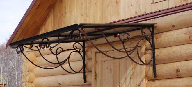 Козырек над дверью своими руками: фото и видео