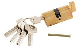 Как заменить личинку в дверном замке