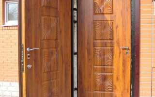 Виды металлических двойных дверей, плюсы, минусы и особенности монтажа на входе