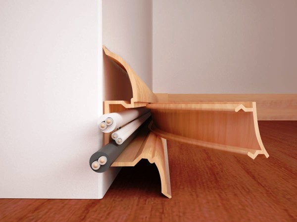 Хороший способ спрятать провод