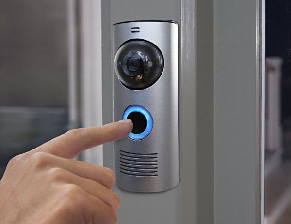 Современный дверной звонок с видеоглазком