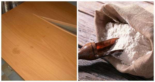 Картофельный крахмал - средство от жирных пятен