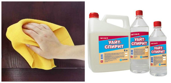 Избавление от пятен красок на двери 