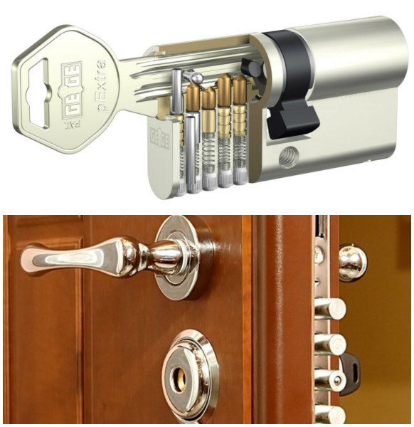 Цилиндровый замок входной двери