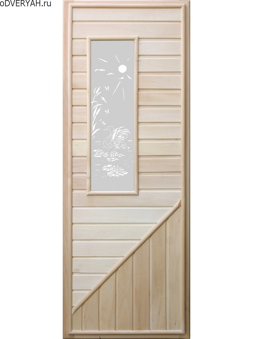 дверь со вставкой