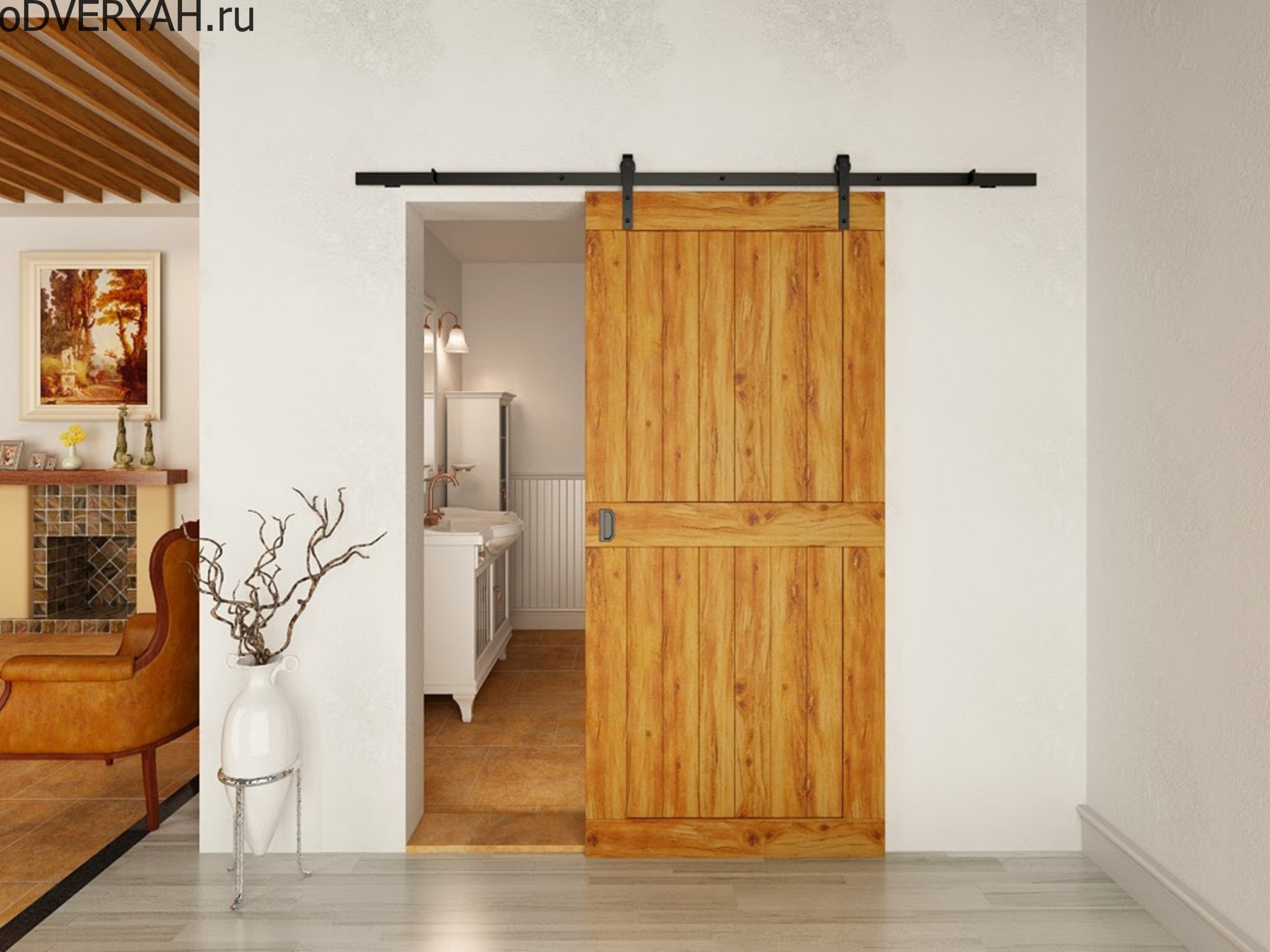 дверь из древесины