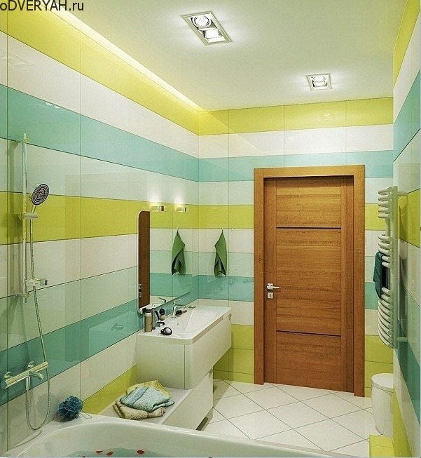 дверь в ванную