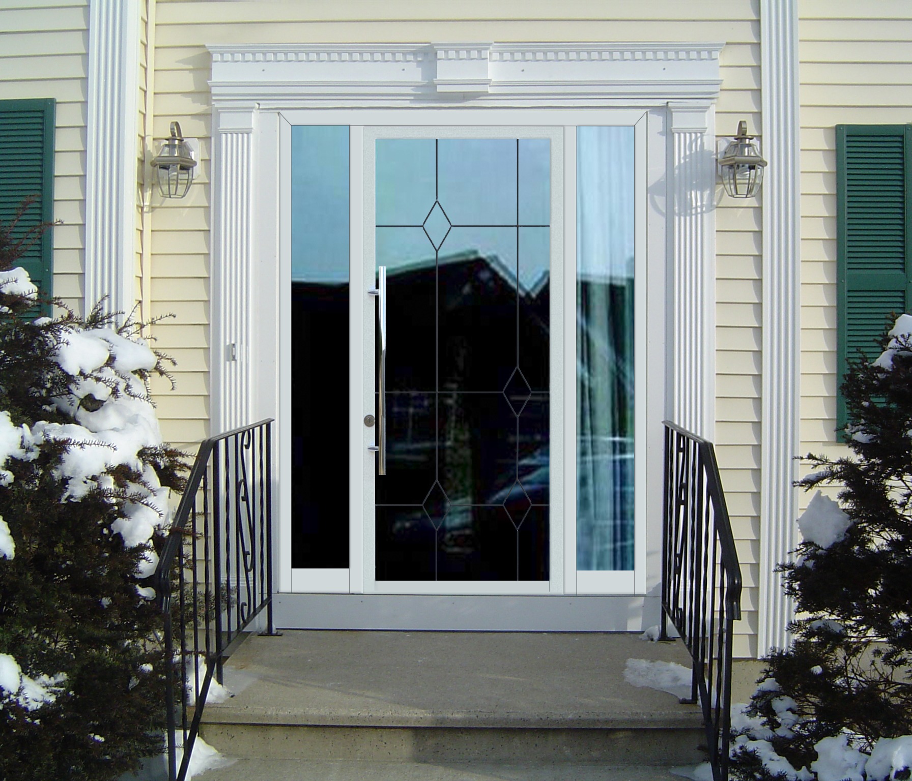 Алюминиевая дверь