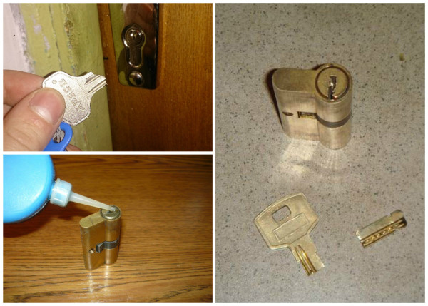 Извлечение обломка ключа