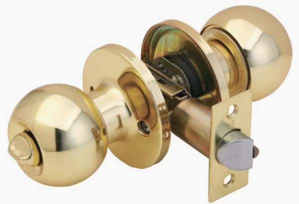 Нажимная дверная ручка