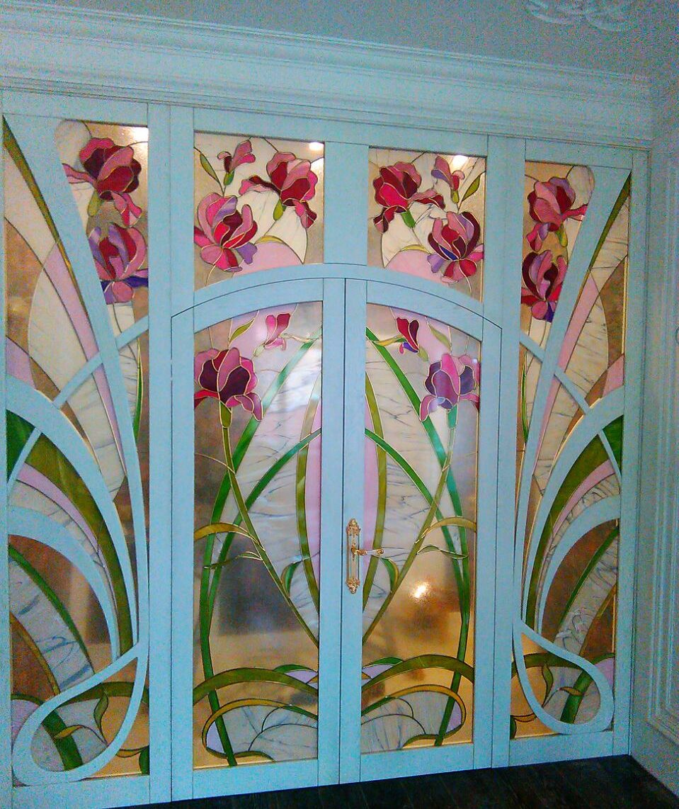витражные двери
