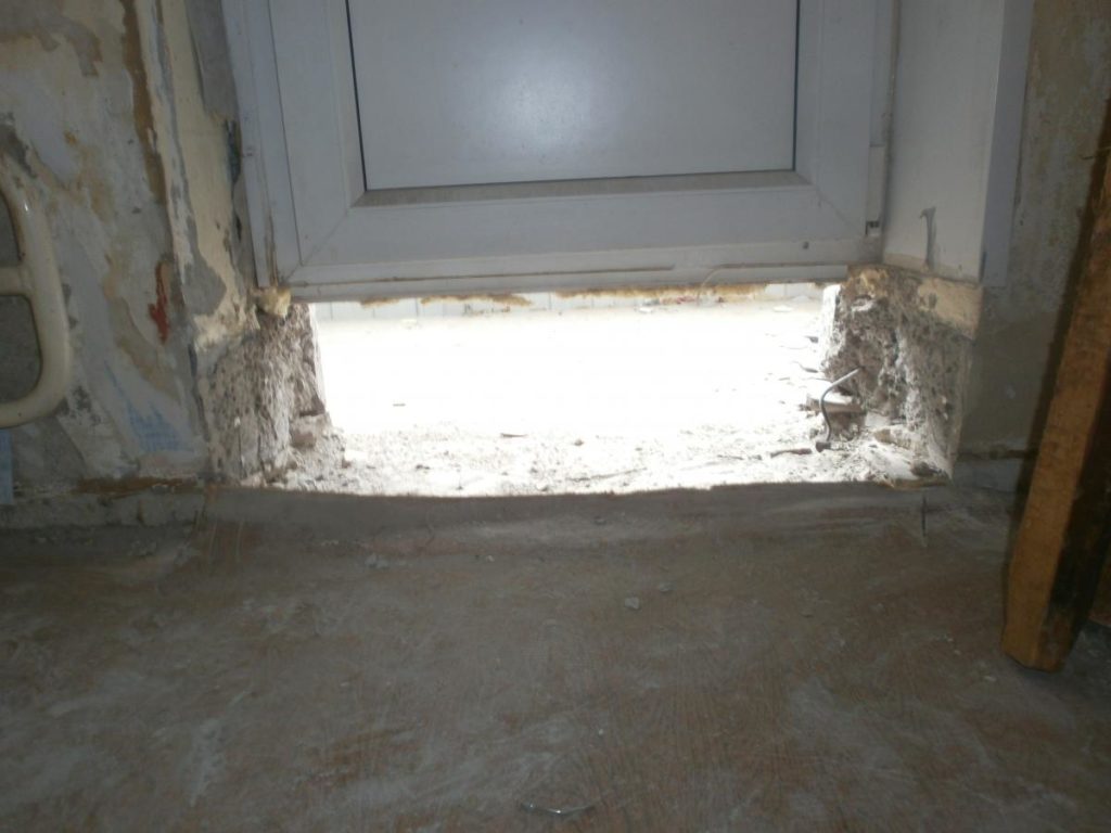 ремонт порога