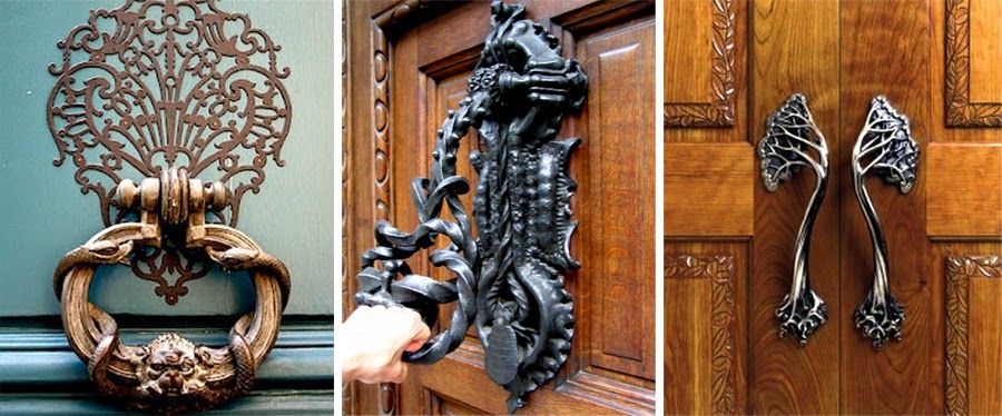 Эстетика кованых ручек для дверных конструкций, преимущества использования